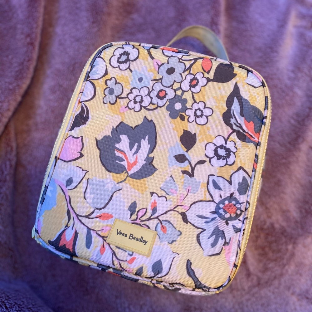Vera Bradley floral lunch box.